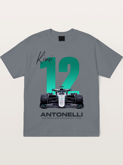Kimi Antonelli Mercedes F1 12 Cotton T-shirt