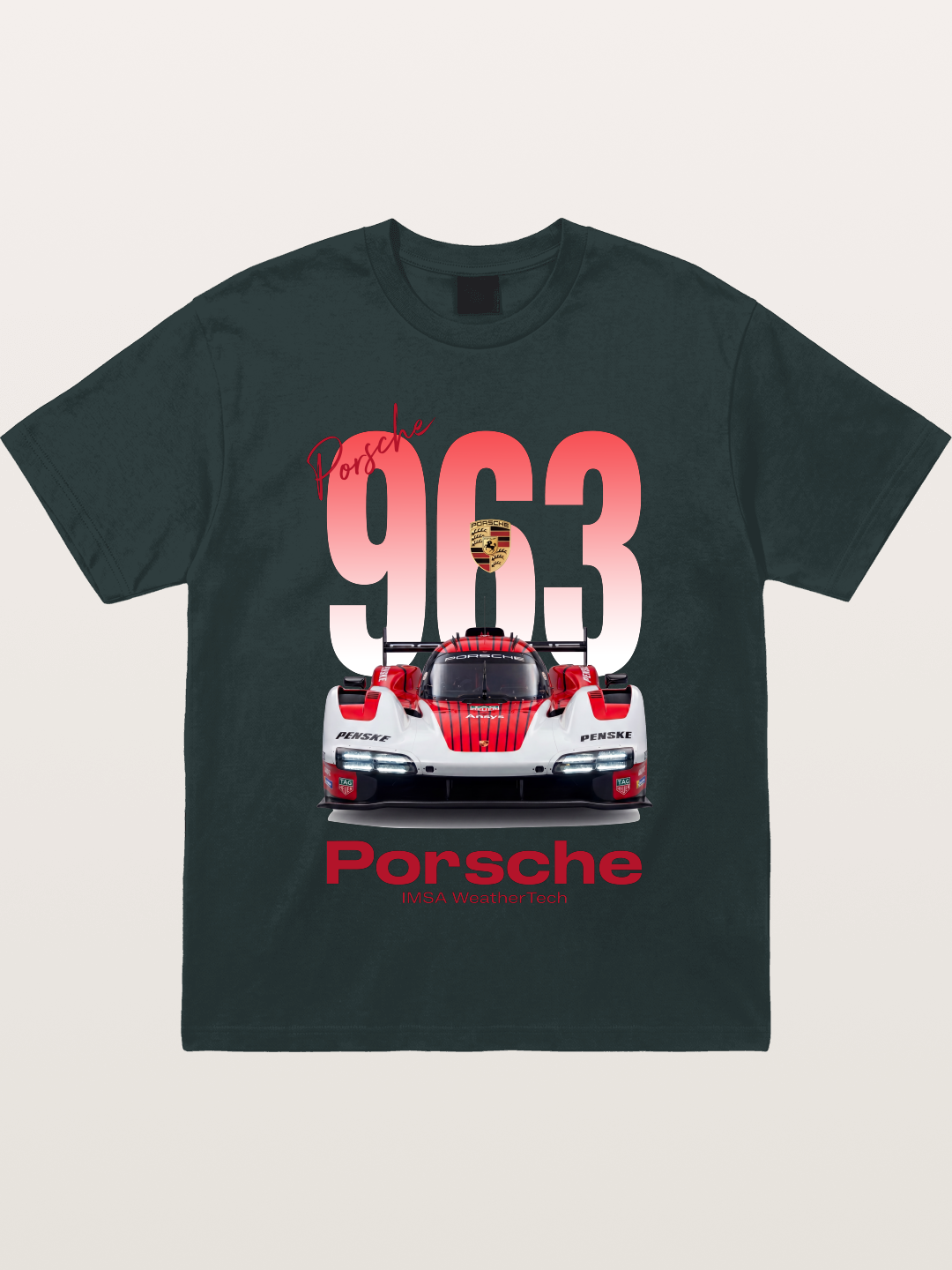 Porsche 963 IMSA WeatherTech Race Car Gildan T-shirt
