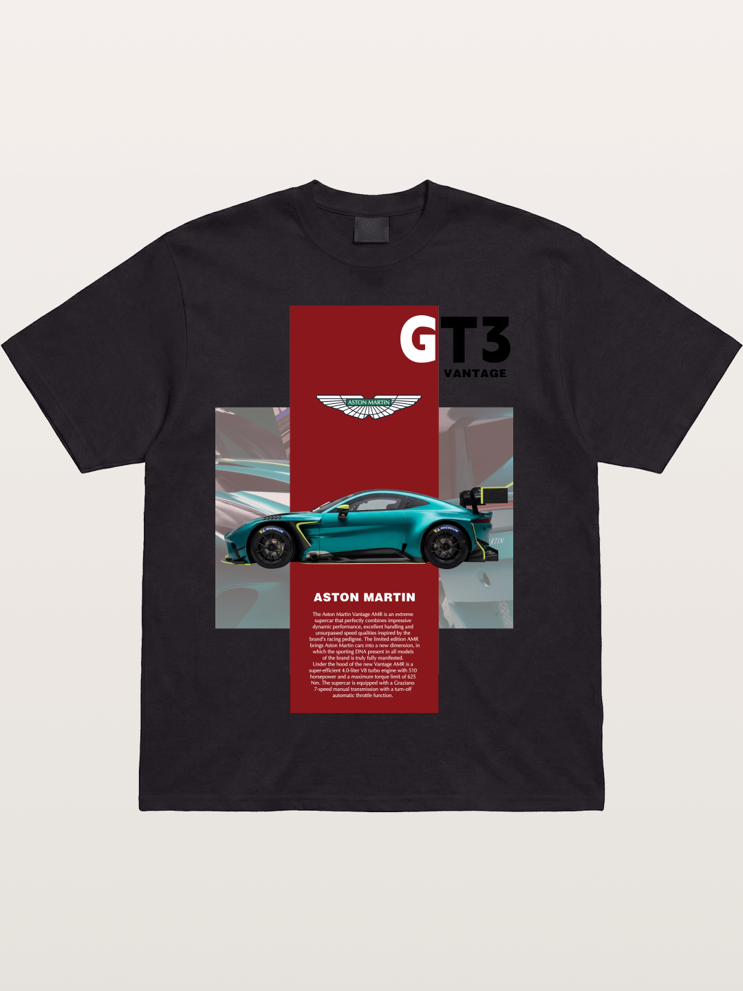 Aston Racer Cotton T-shirt