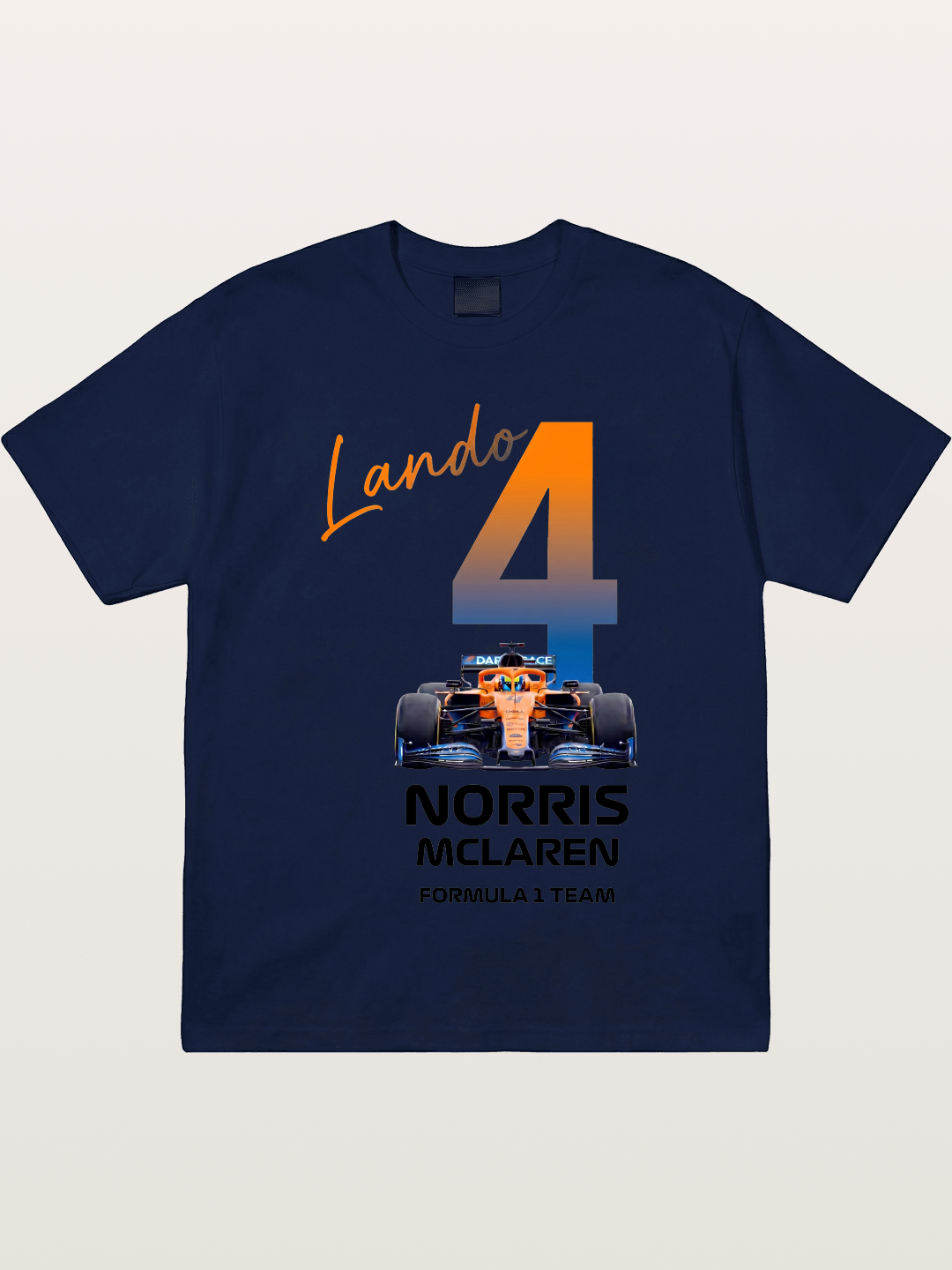 Lando Norris McLaren 4 Graphic Gildan T-shirt