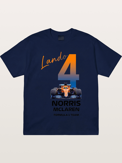 Lando Norris McLaren 4 Graphic Gildan T-shirt