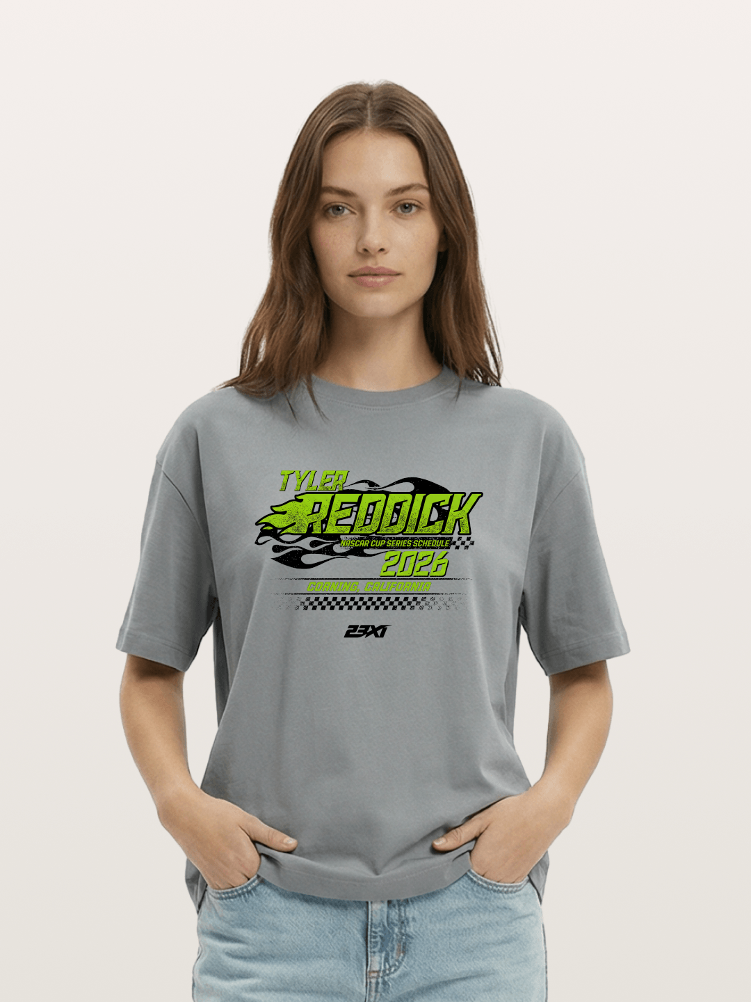 Tyler Reddick 2026 NASCAR Schedule Art Gildan T-shirt