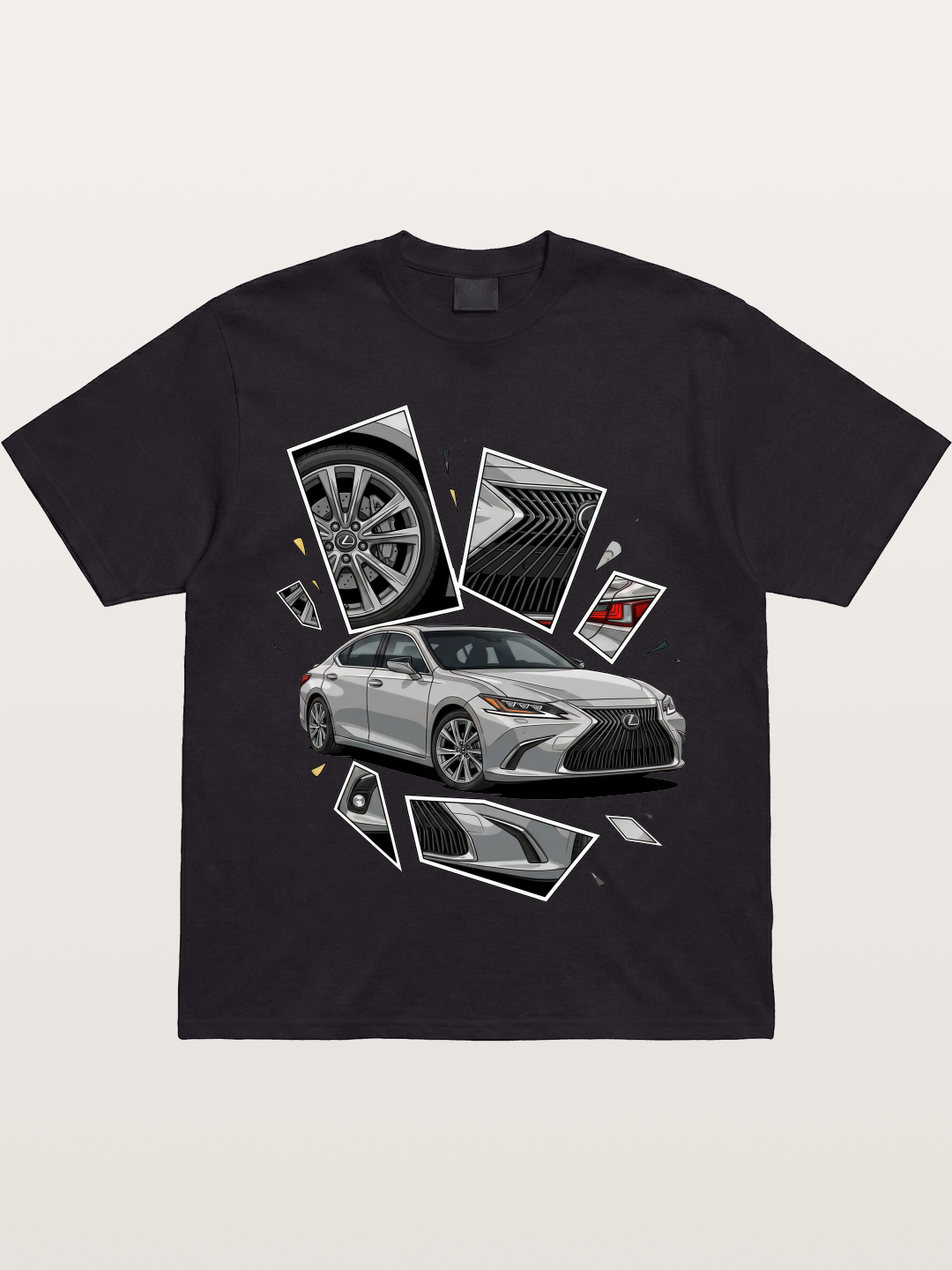 Lexus Sedan Exploded View Gildan T-shirt