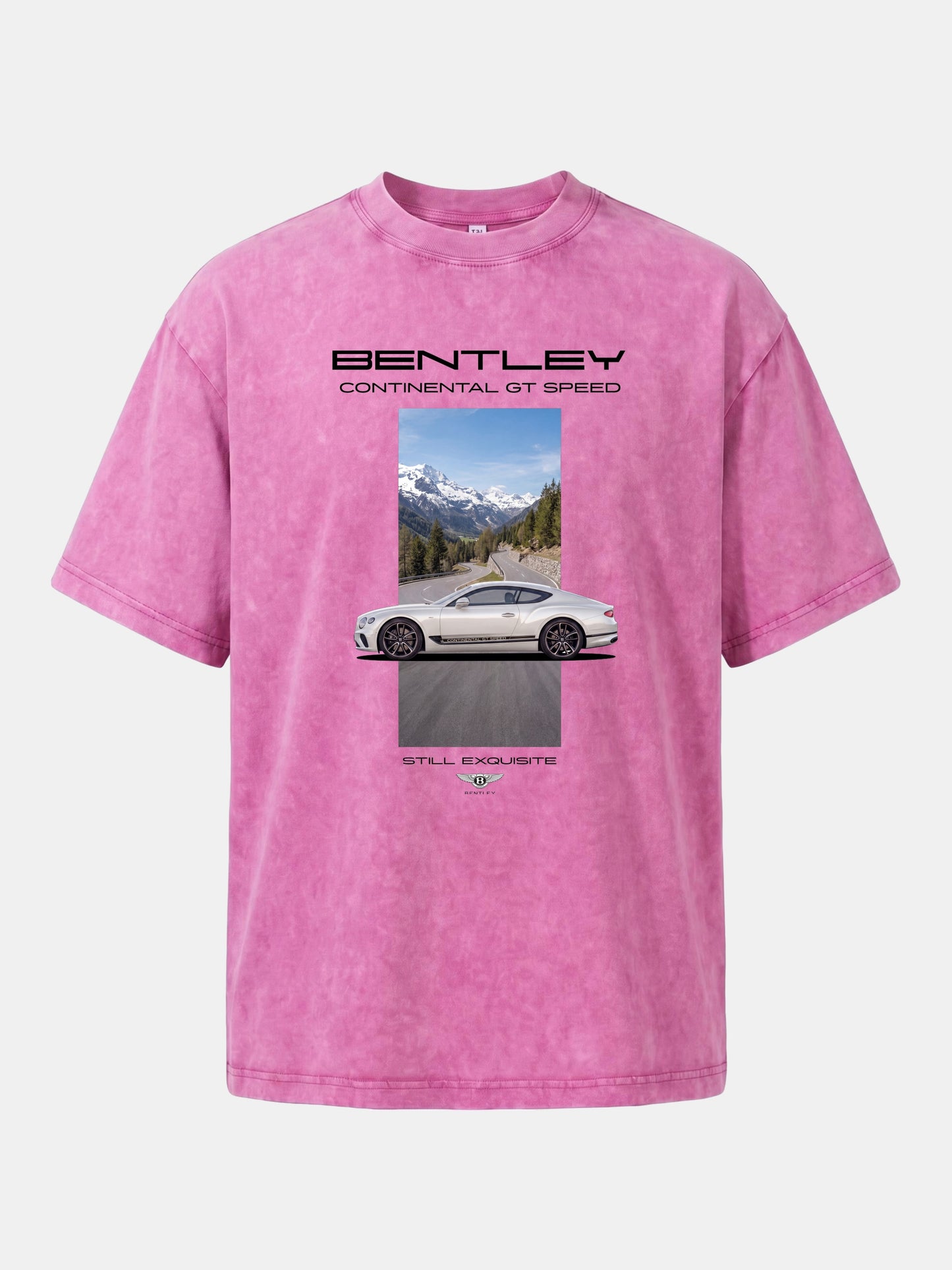 Bentley GT European Manor Print   Washed T-shirt