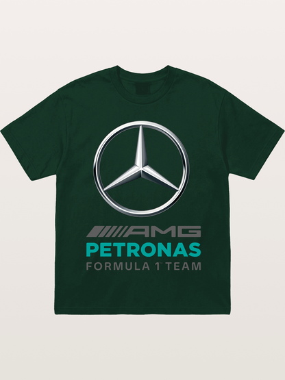 F1 Mercedes Petronas Team Logo Gildan T-shirt