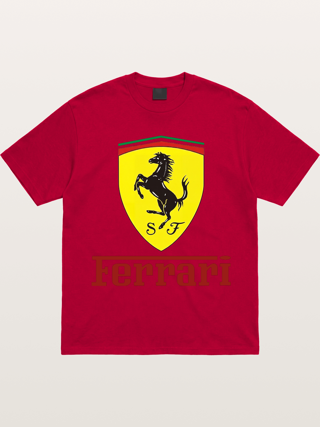 Ferrari Prancing Horse Shield Gildan T-shirt