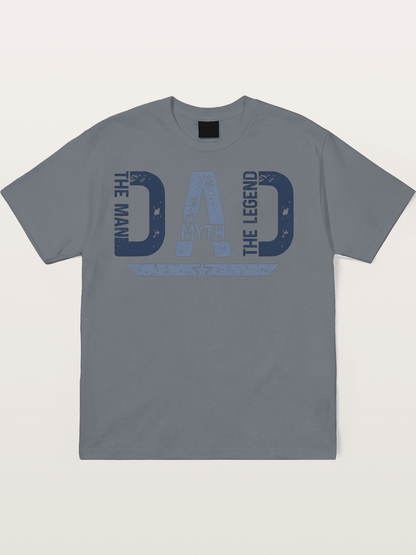 Dad The Man The Myth Legend Cotton T-shirt