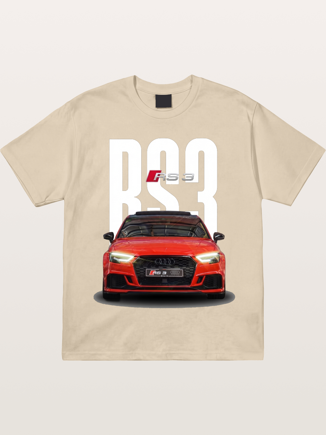 Audi RS3 Red Performance Sedan Gildan T-shirt