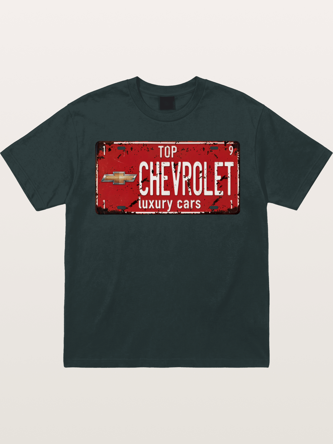 Chevrolet License Plate Gildan T-shirt