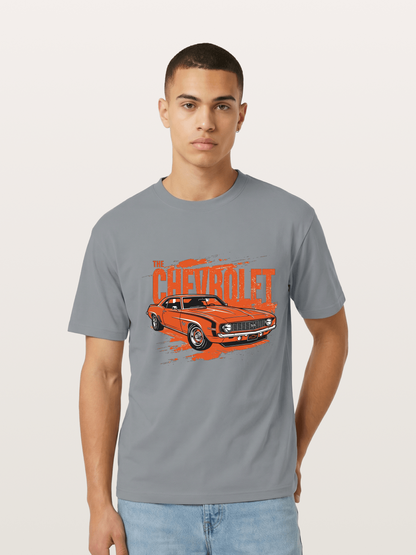 Orange Classic American Car Gildan T-shirt