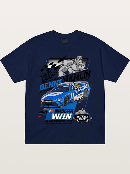 Denny Hamlin #11 2026 All-Star Win Gildan T-shirt