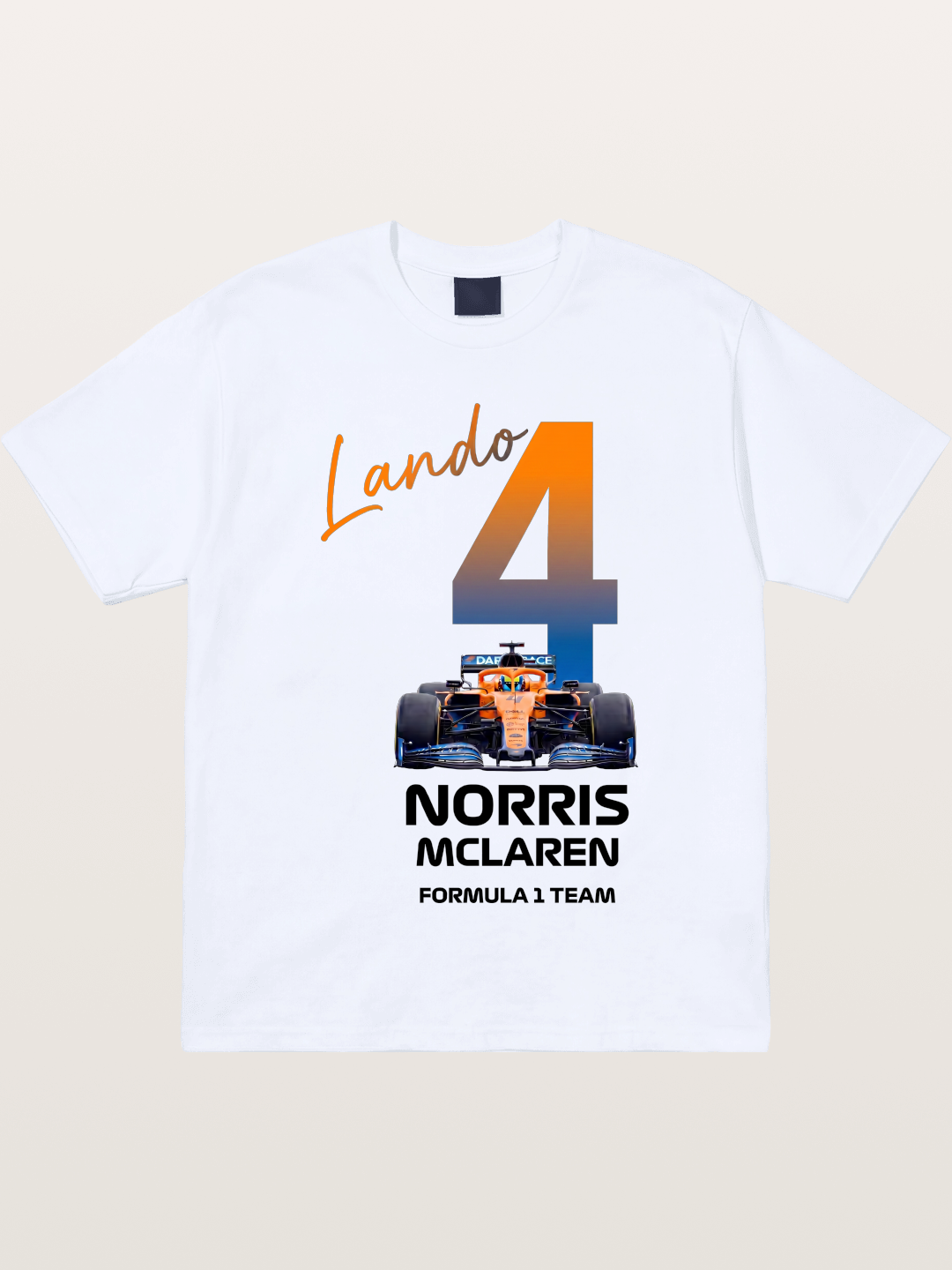 Lando Norris McLaren 4 Graphic Gildan T-shirt