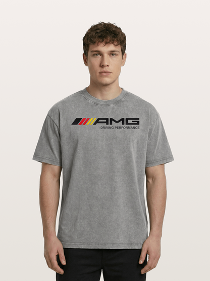 AMG Logo Washed T-shirt