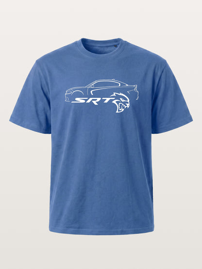 SRT Hellcat Side Silhouette Art Gildan T-shirt