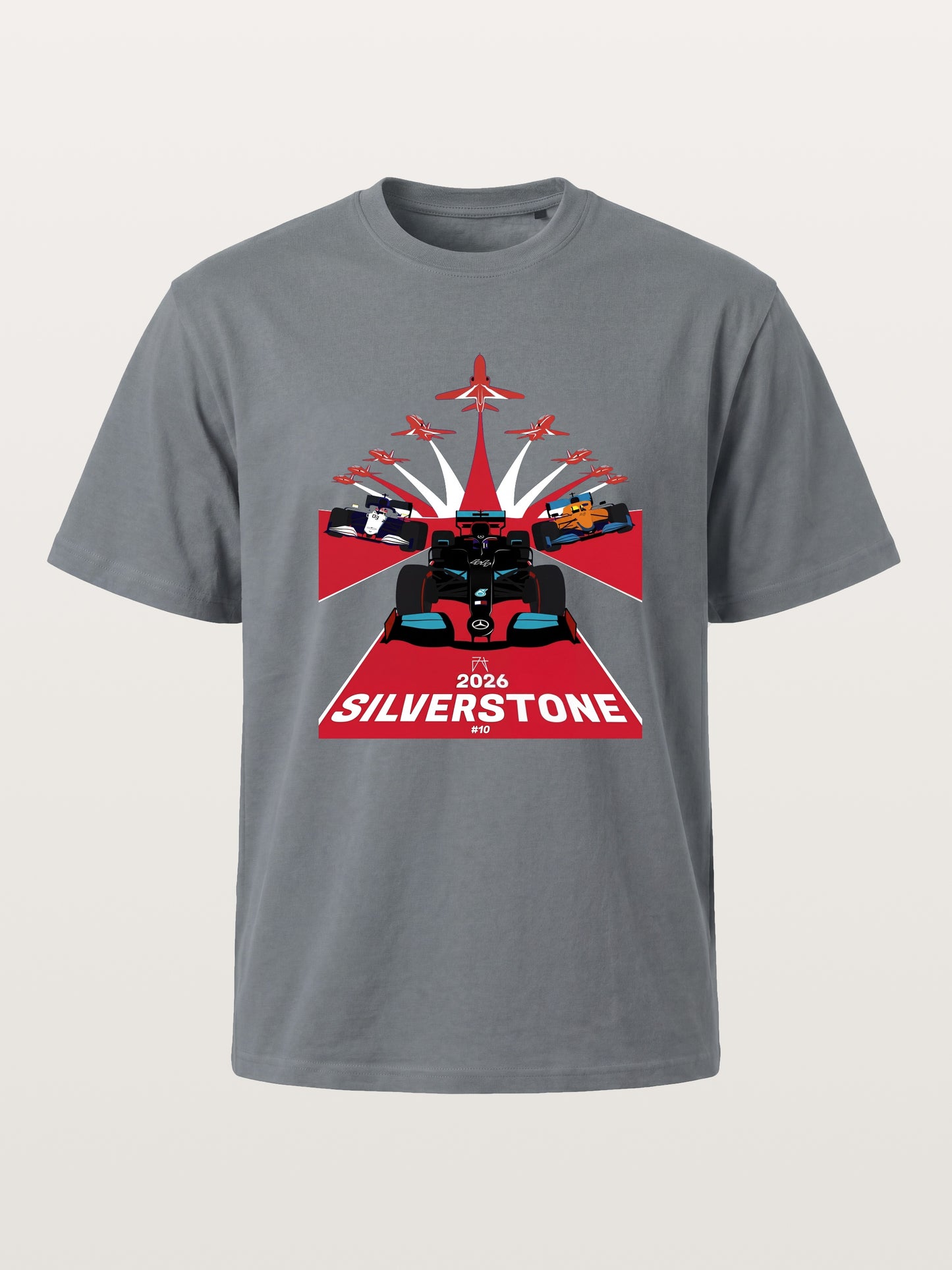 Silverstone F1 Race Formation With Jets Cotton T-shirt