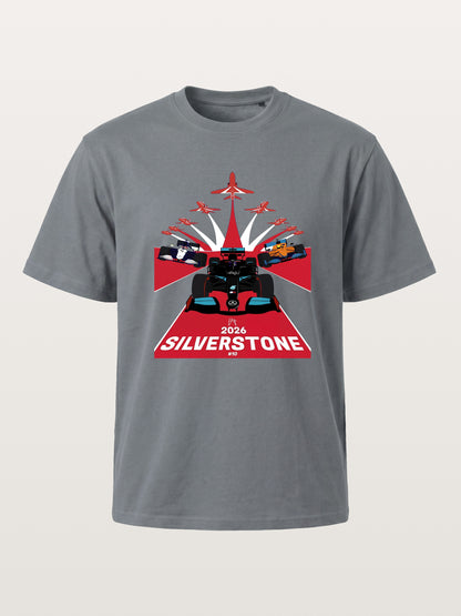 Silverstone F1 Race Formation With Jets Cotton T-shirt