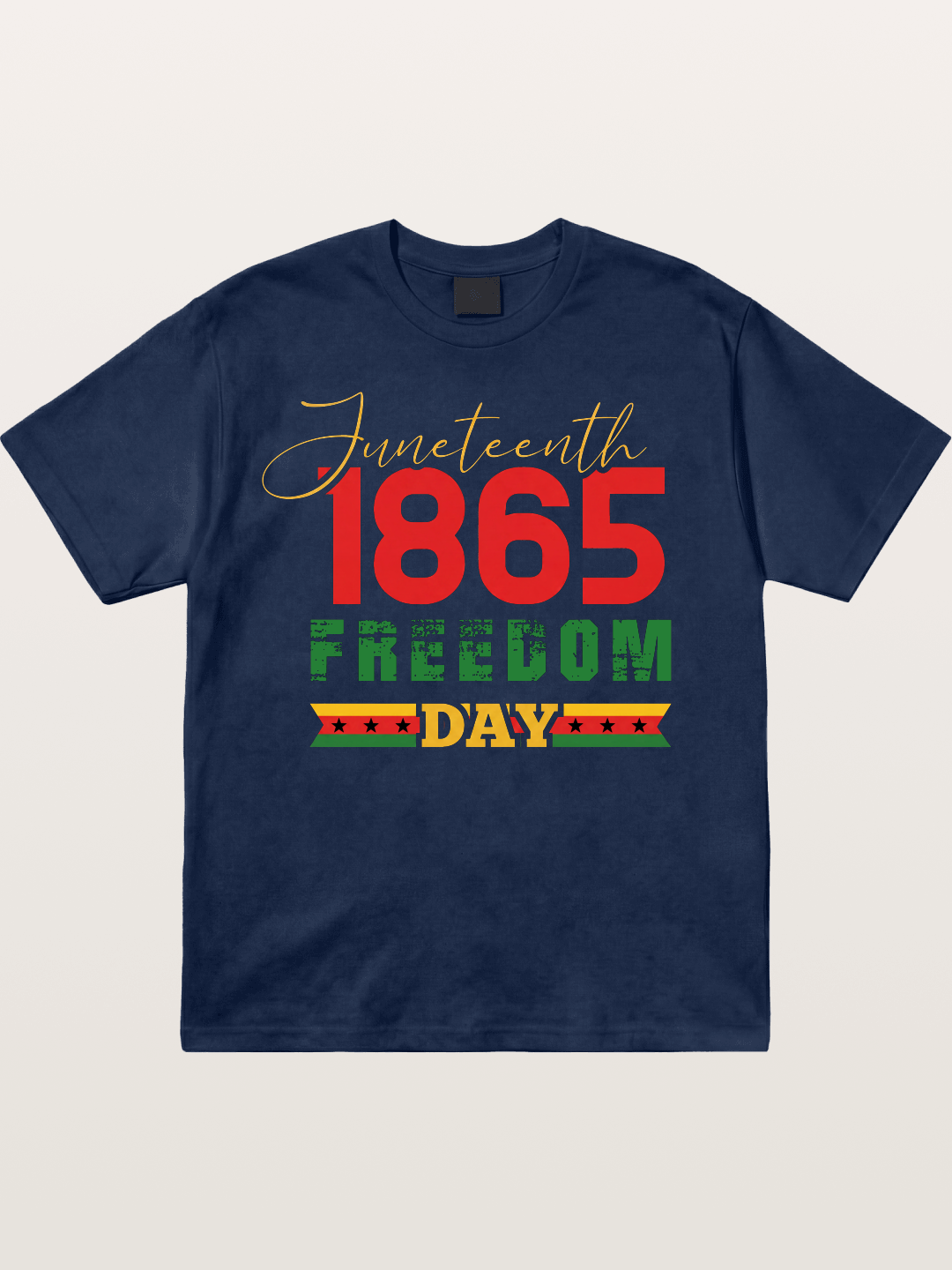Juneteenth 1865 Freedom Day Cotton T-shirt