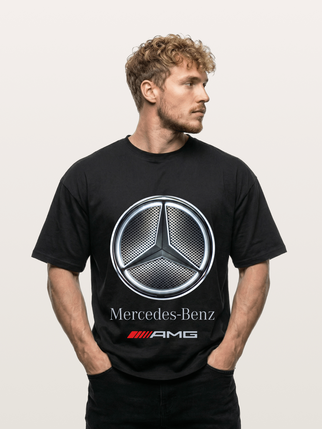 Mercedes-Benz AMG Grille Logo Gildan T-shirt