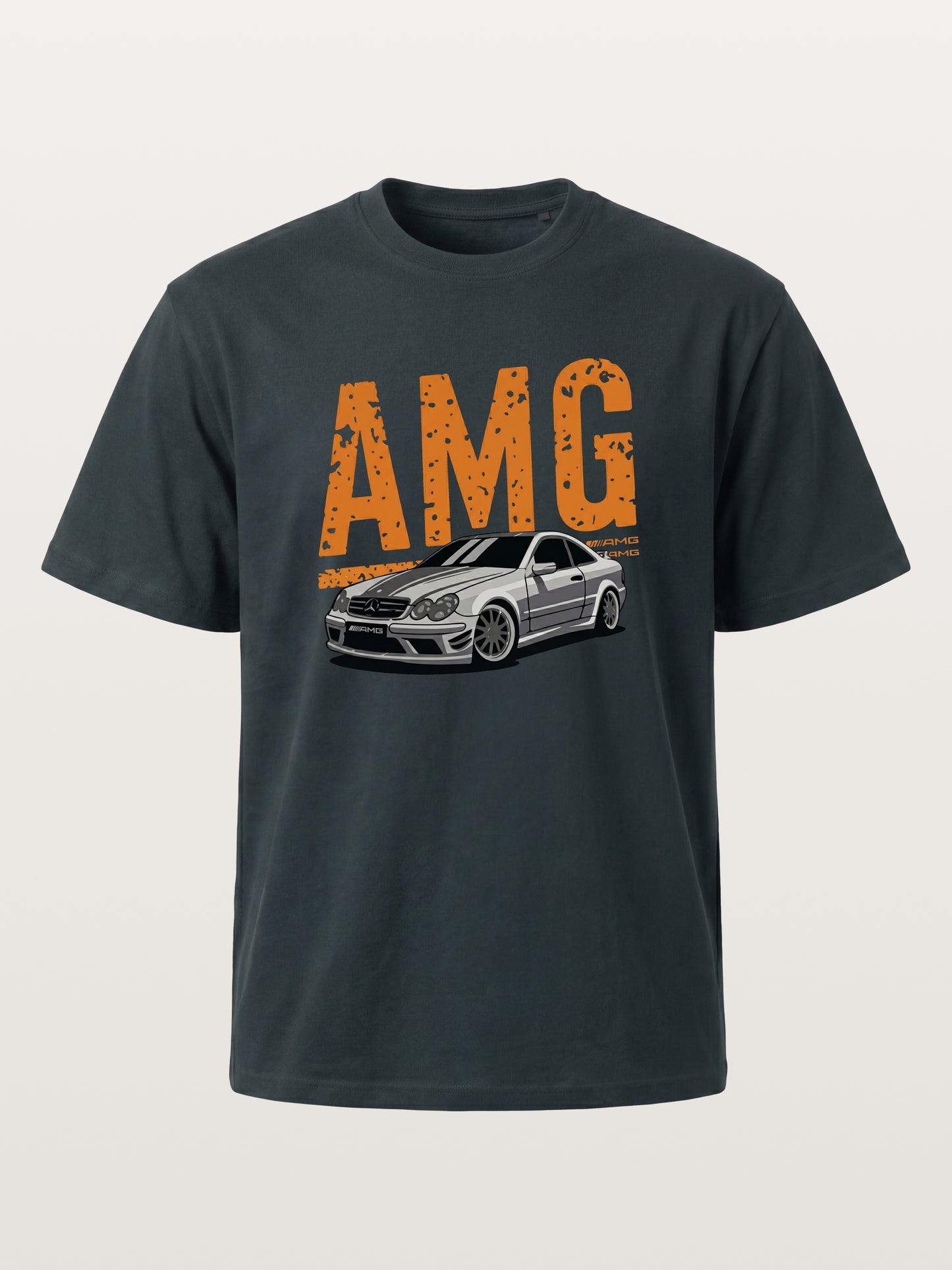 Vintage AMG CLK Coupe Distressed Font Gildan T-shirt