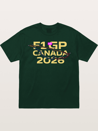 F1 Canada 2026 Track Map Gildan T-shirt