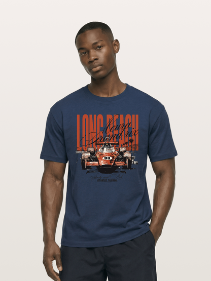Long Beach Grand Prix Art Cotton T-shirt