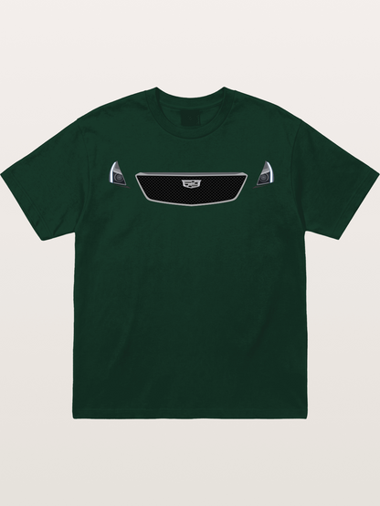 Cadillac Grille and LED Headlights Gildan T-shirt
