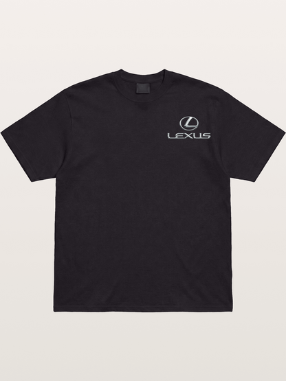 Lexus Silver Logo Badge Cotton T-shirt