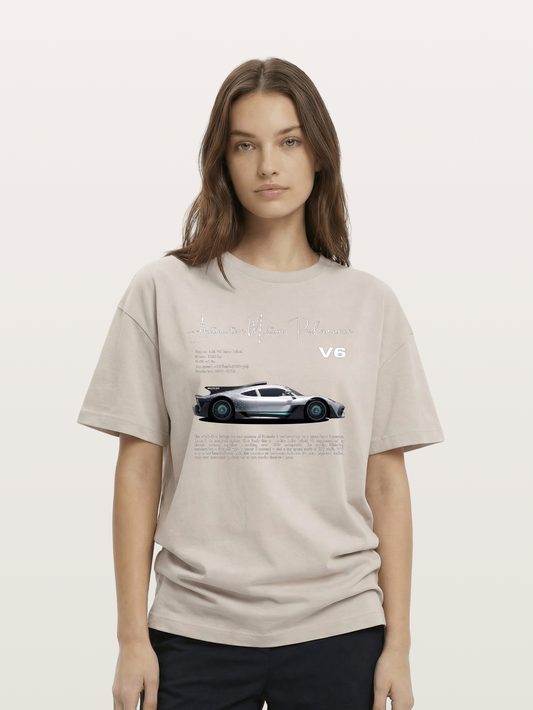 V6 Hybrid Power Cotton T-shirt