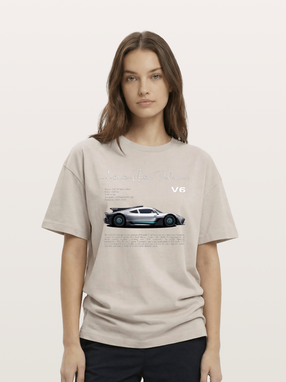V6 Hybrid Power Cotton T-shirt