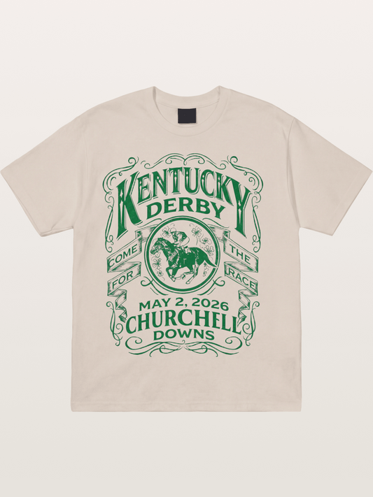 Kentucky Derby 2026 Vintage Art Cotton T-shirt