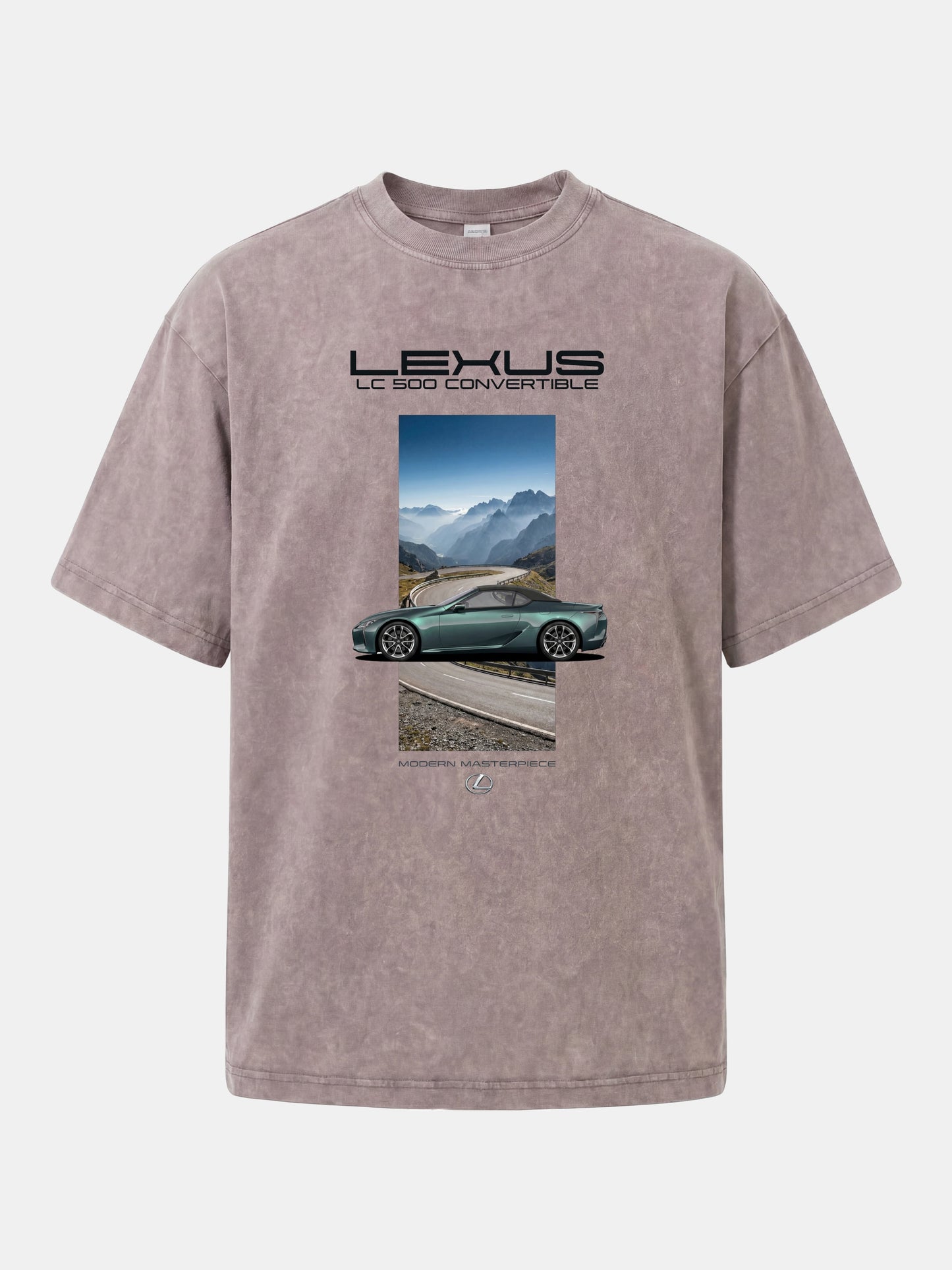 Lexus LC500 Coastal Villa Poster Washed T-shirt