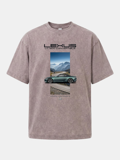 Lexus LC500 Coastal Villa Poster Washed T-shirt