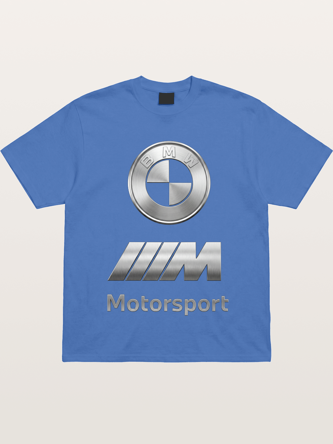 BMW Motorsport Metal Logo Art Gildan T-shirt