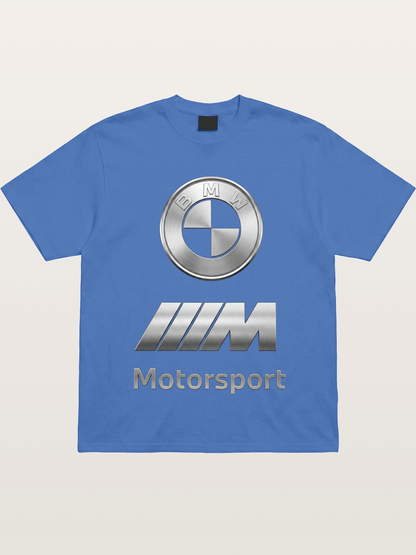 BMW Motorsport Metal Logo Art Gildan T-shirt