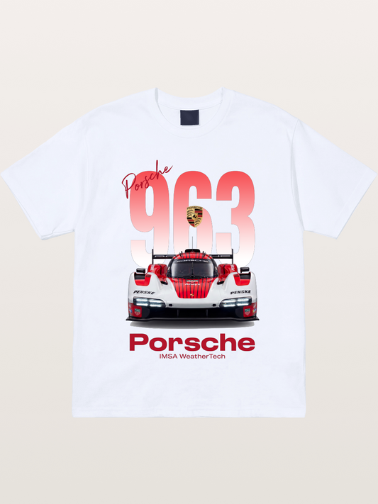 Porsche 963 IMSA WeatherTech Race Car Gildan T-shirt