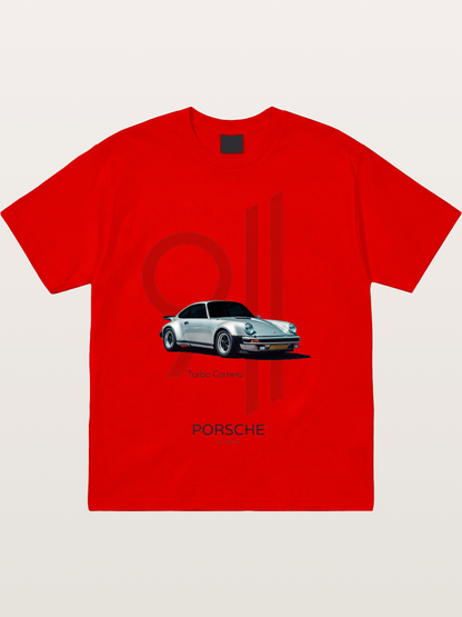 911 Turbo Carrera Minimal Art Cotton T-shirt