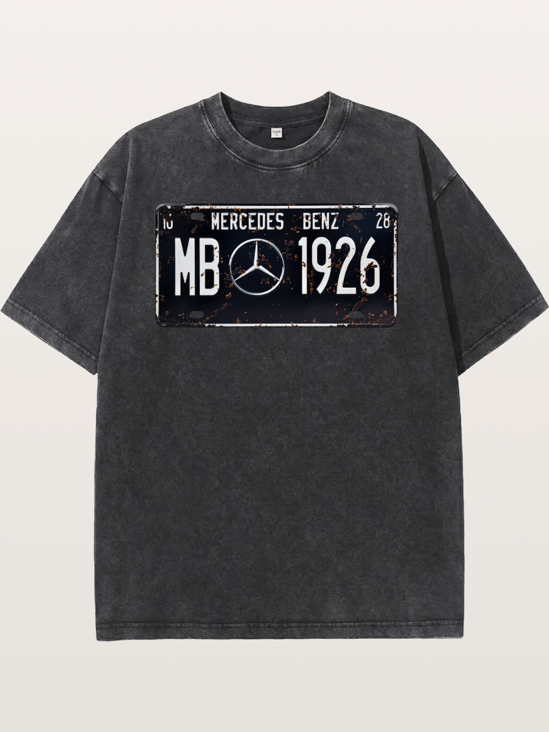 Commemorative license plate Washed T-shirt