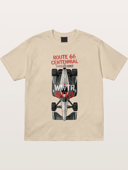 Back View Route66 IndyCar Gildan T-shirt