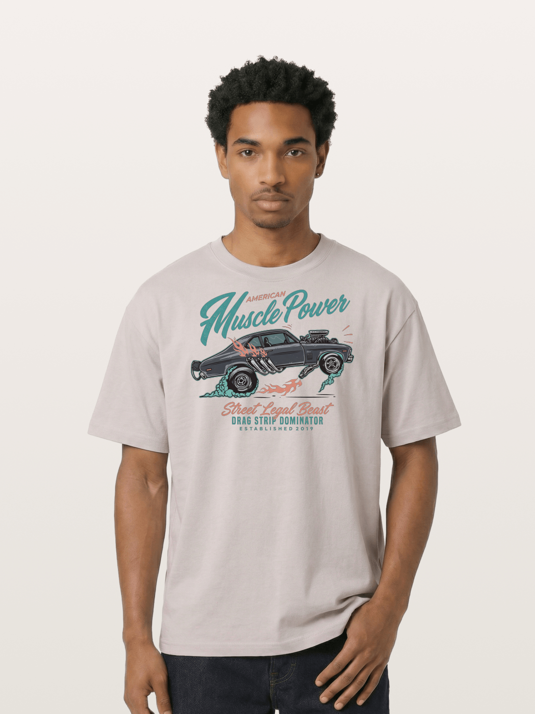 Burnout Power Cotton T-shirt