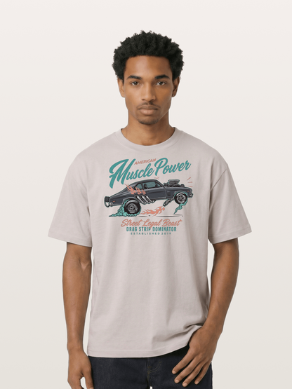 Burnout Power Cotton T-shirt