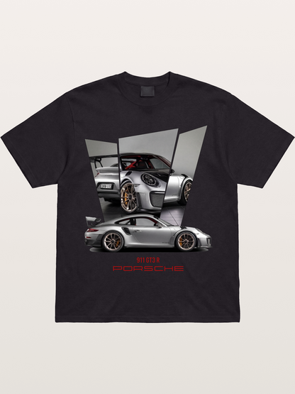 Porsche 911 GT3 RS Mirrored Collage Gildan T-shirt