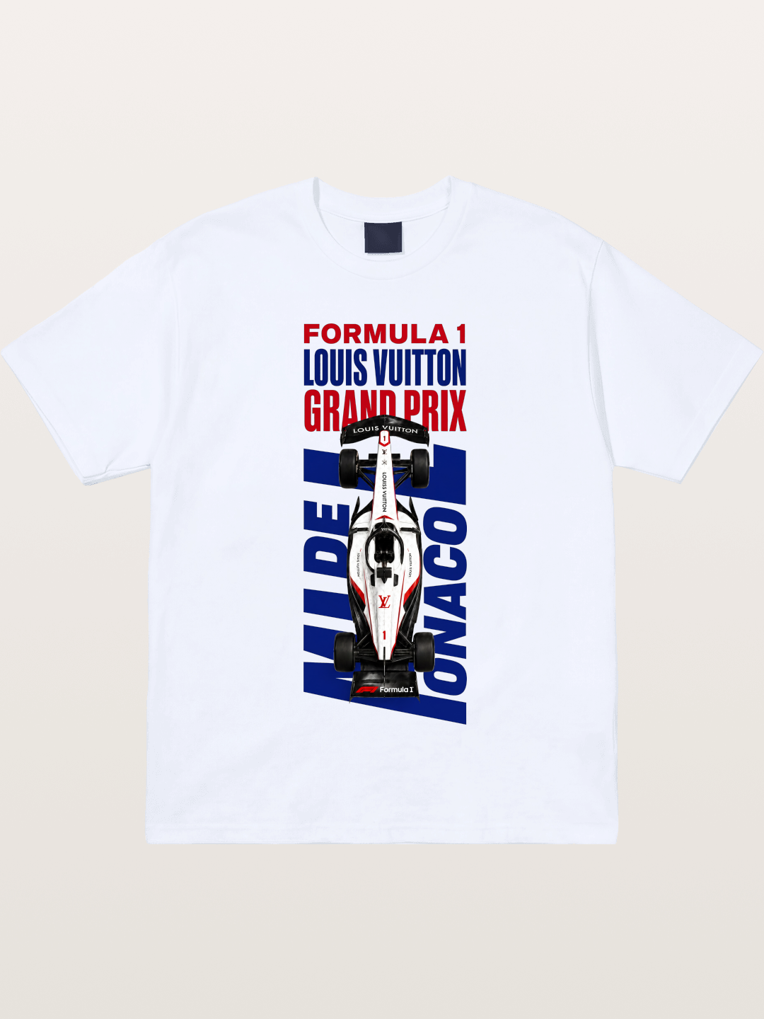 LV Monaco F1 Vertical Poster Gildan T-shirt