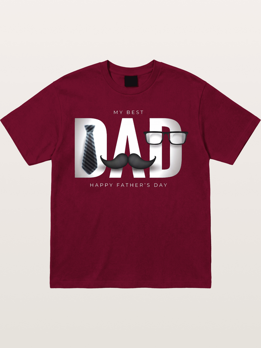 Gentleman Dad Tie Glasses Beard Gildan T-shirt