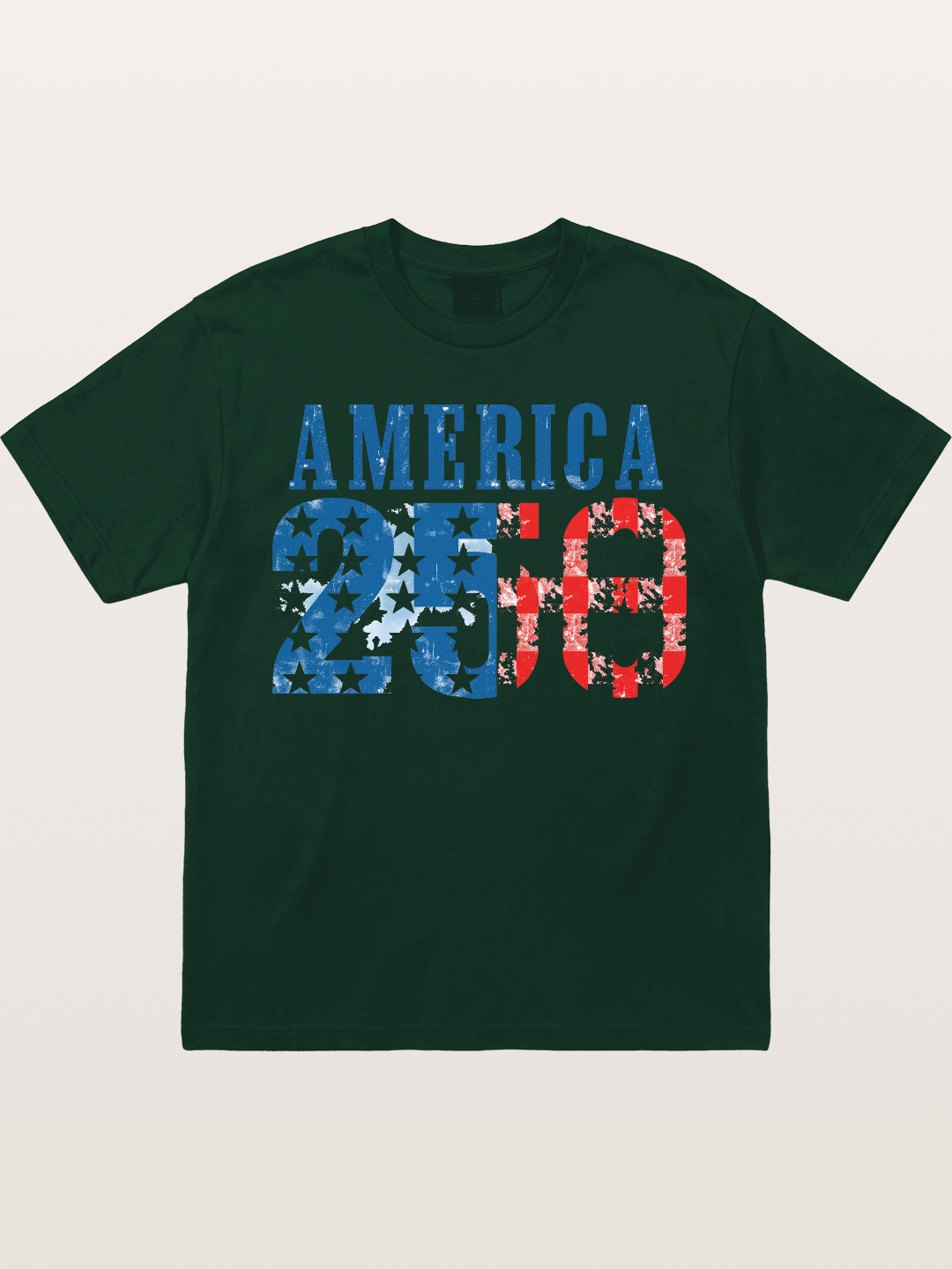 America 250 Grunge Typography Gildan T-shirt