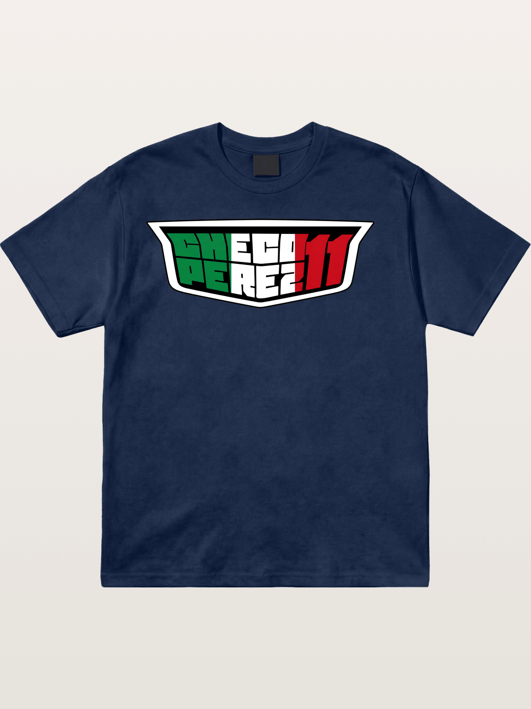 Checo Perez 11 Racing Logo Cotton T-shirt