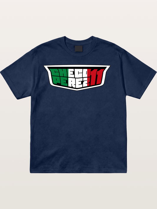 Checo Perez 11 Racing Logo Cotton T-shirt