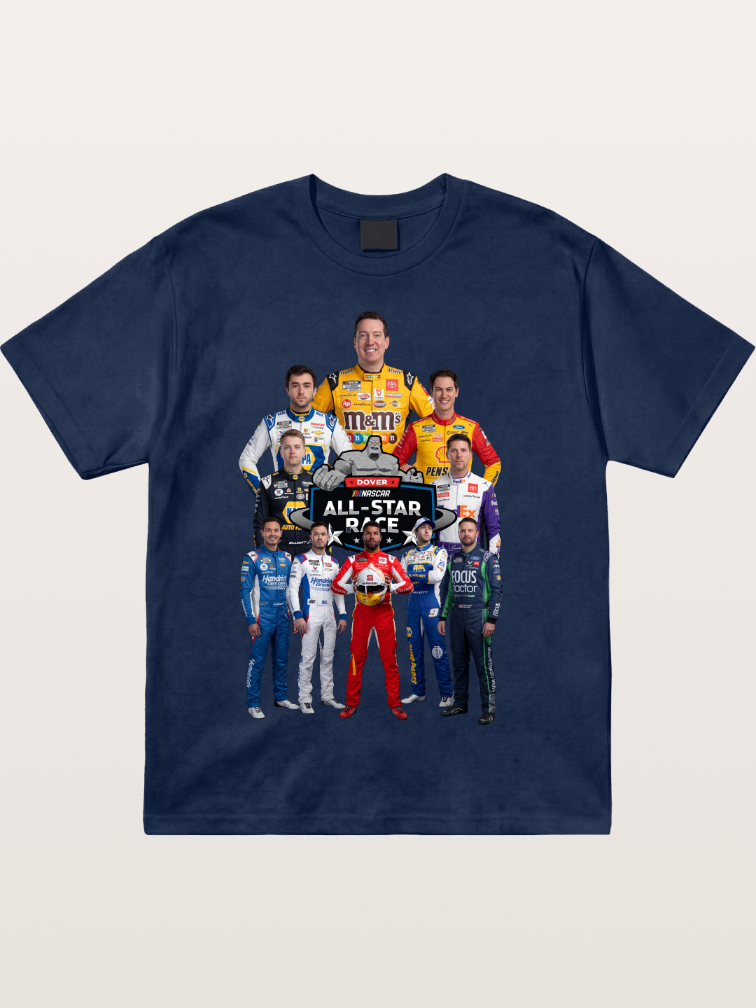 2026 NASCAR All-Star Drivers Team Photo Cotton T-shirt